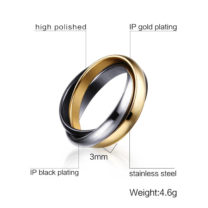 Interlocked Elegance Band