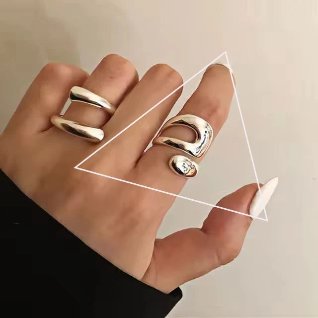 Floral Groove Ring