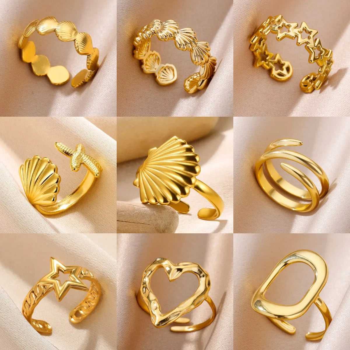Celeste Shell Ring