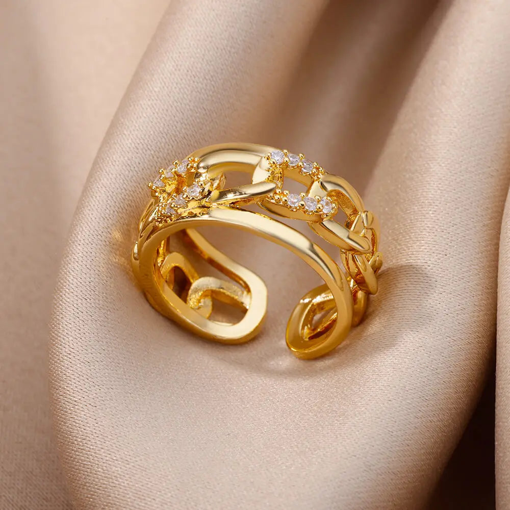Geometric Luxe Ring
