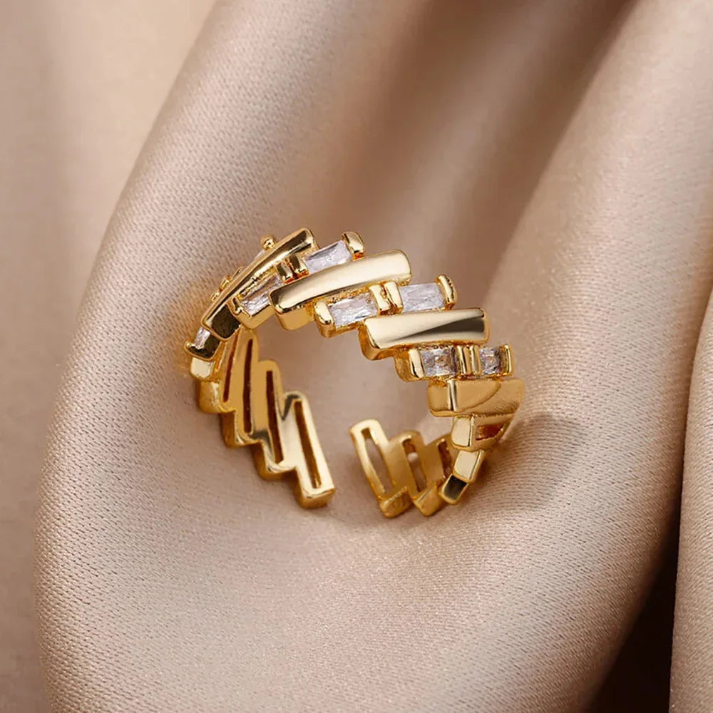 Geometric Luxe Ring