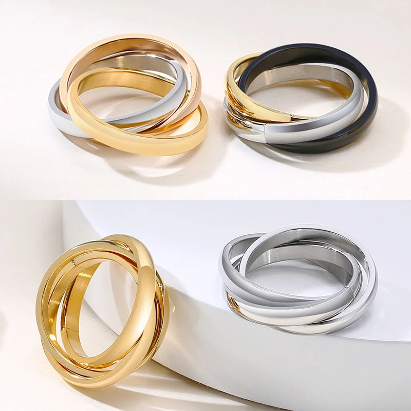 Interlocked Elegance Band