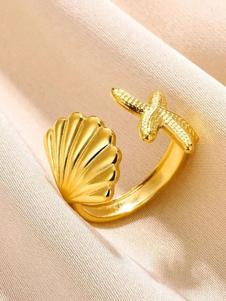 Celeste Shell Ring