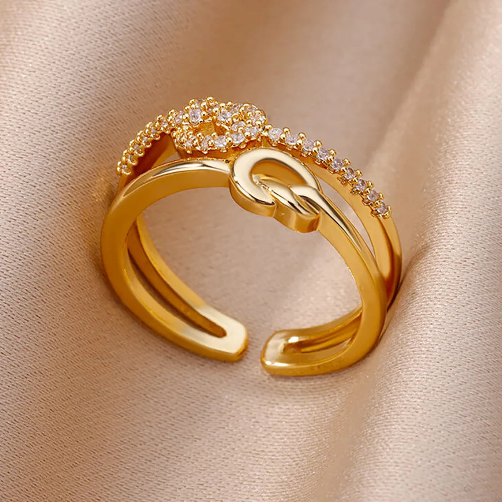 Geometric Luxe Ring