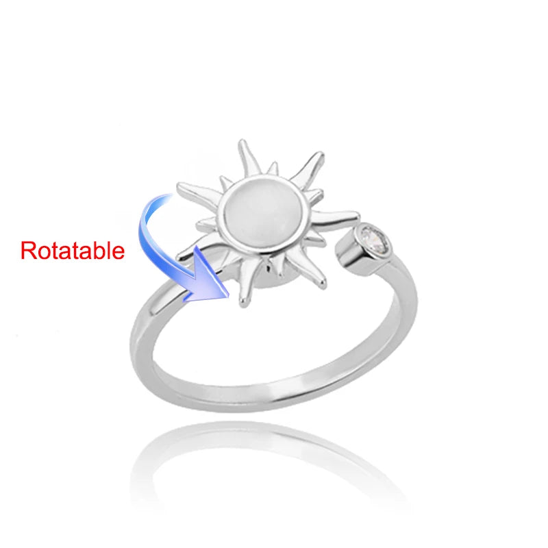 Lucky Clover Spinner Ring