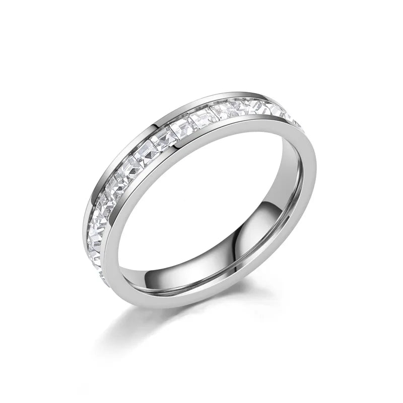 LuxCubic Zircon Statement Ring