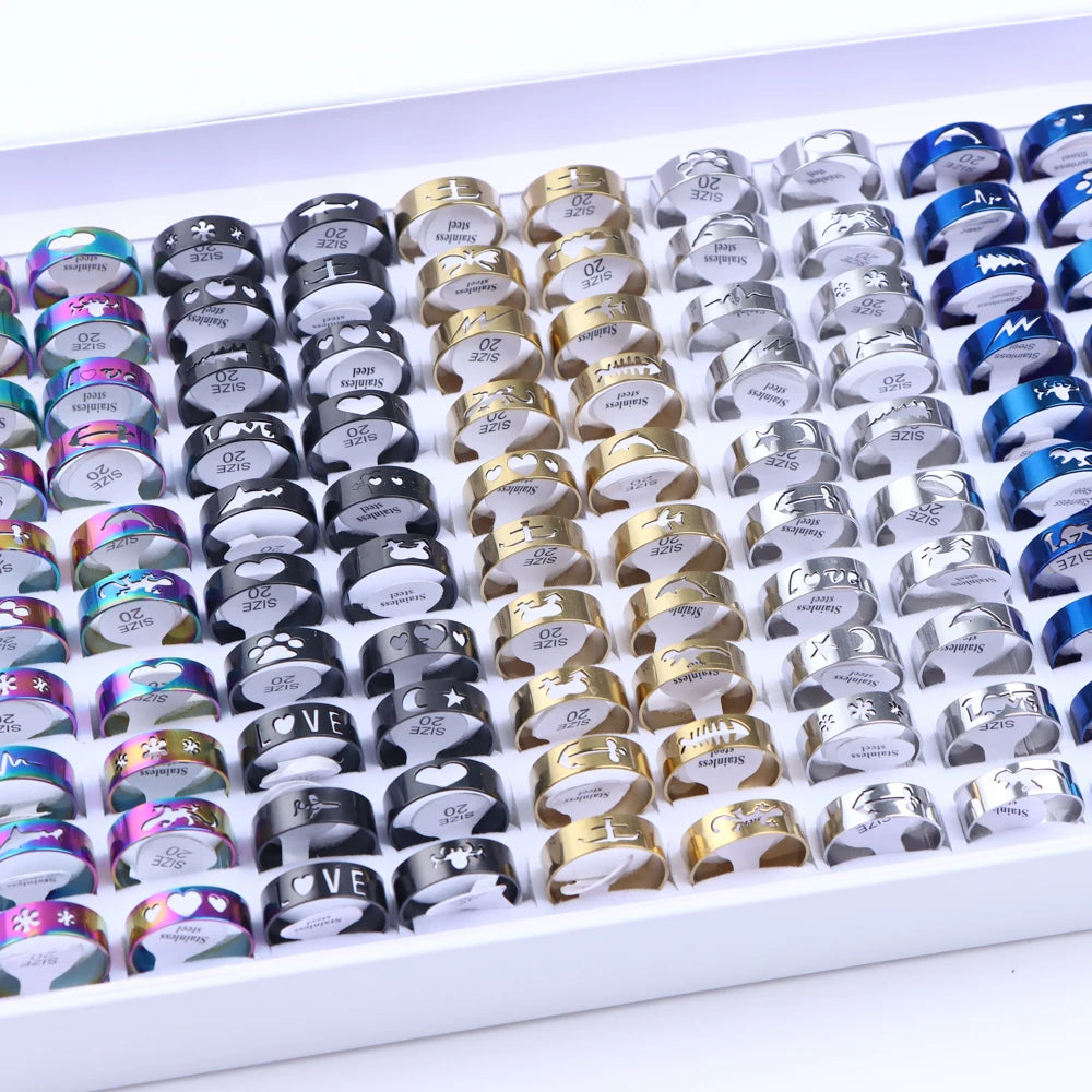 ColorPop Stripe Rings