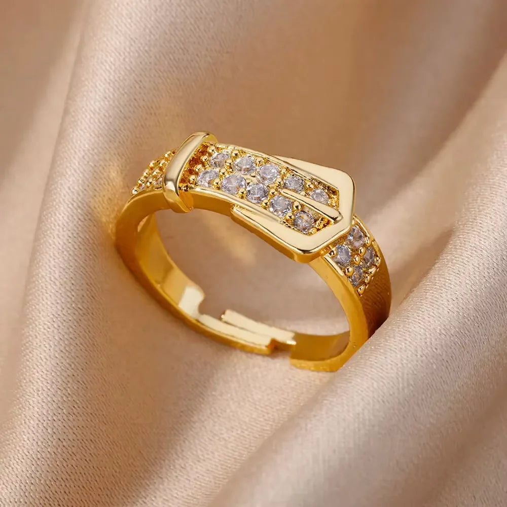 Geometric Luxe Ring