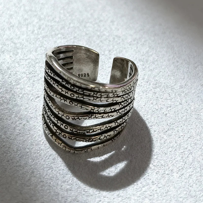Floral Groove Ring