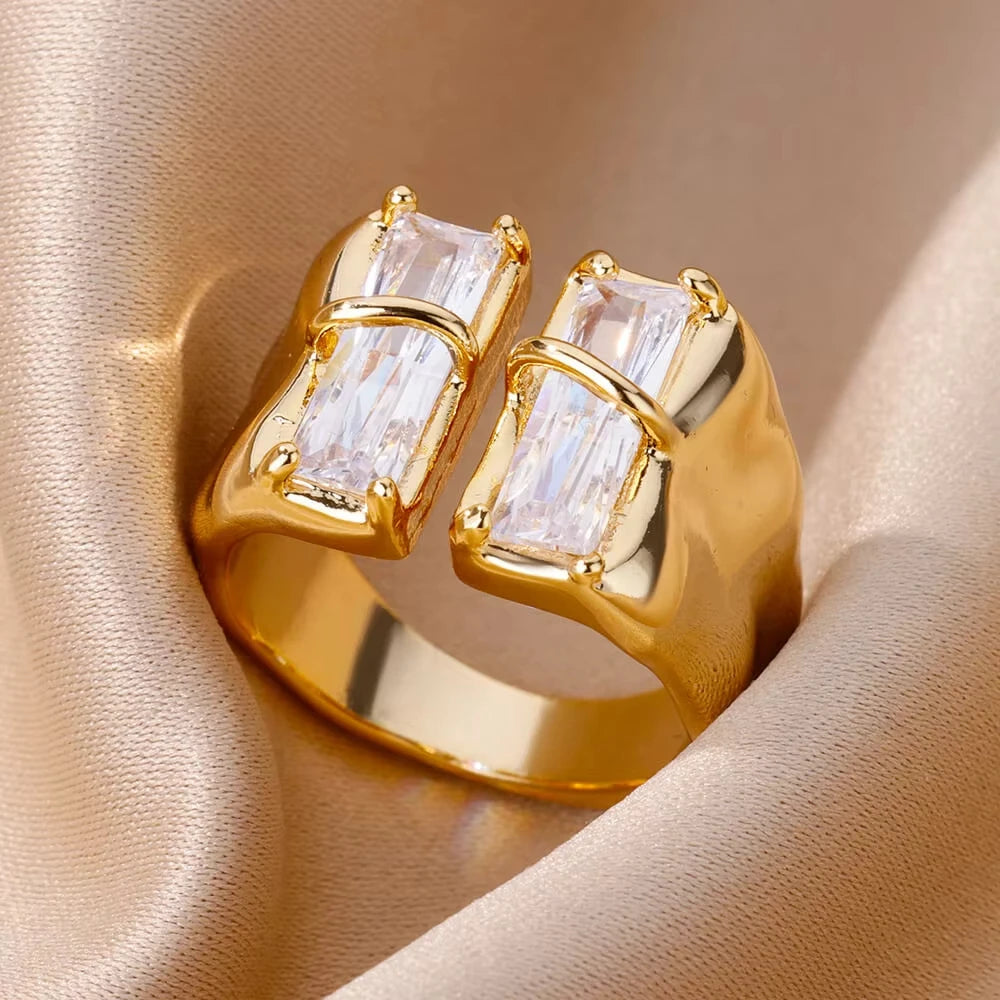 Geometric Luxe Ring