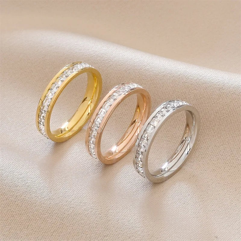 LuxCubic Zircon Statement Ring
