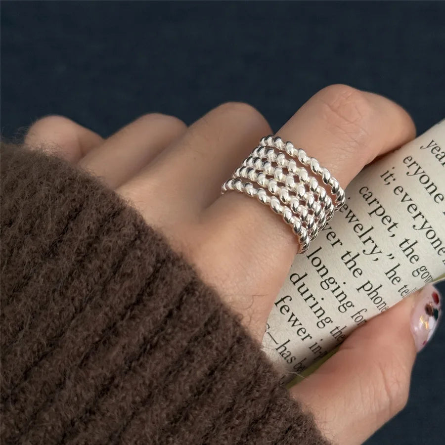 Floral Groove Ring