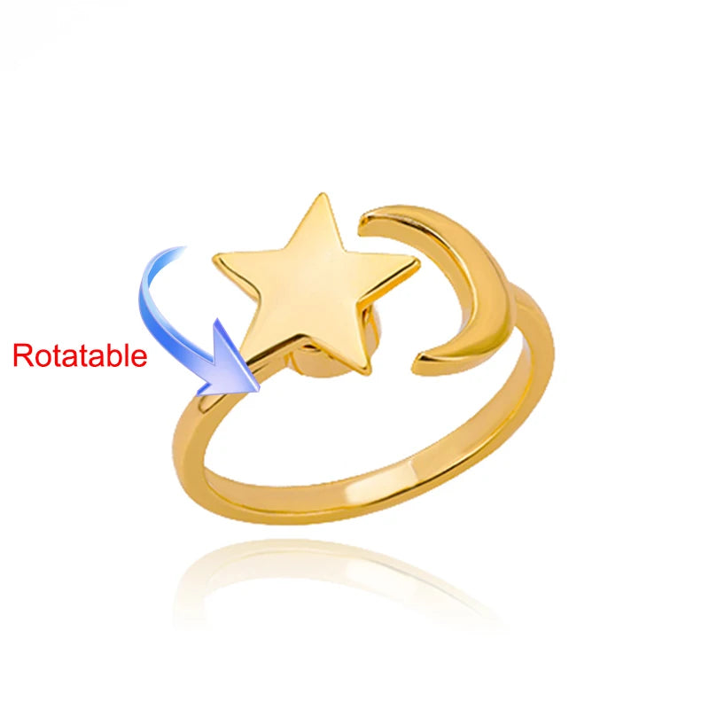 Lucky Clover Spinner Ring