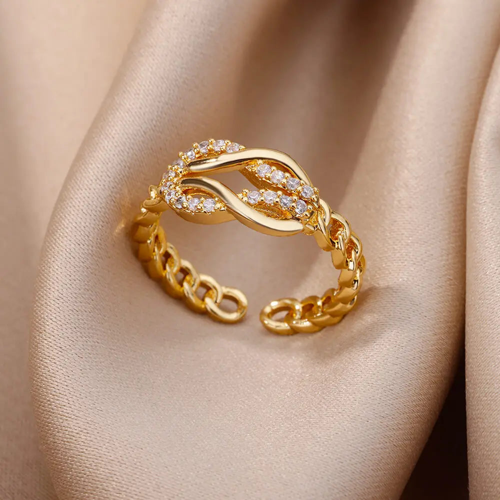 Geometric Luxe Ring