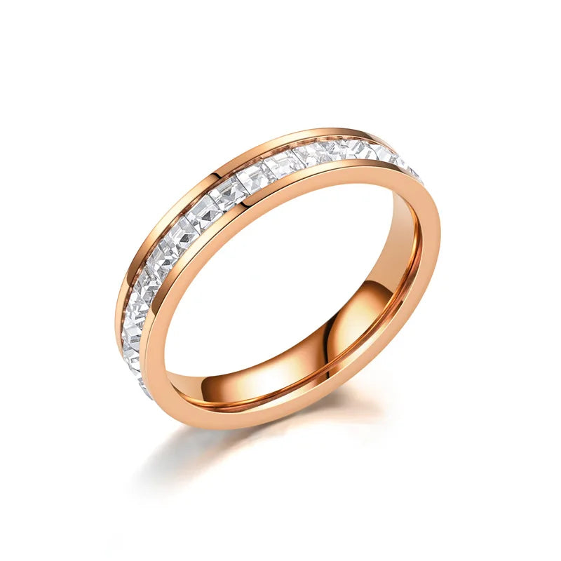 LuxCubic Zircon Statement Ring