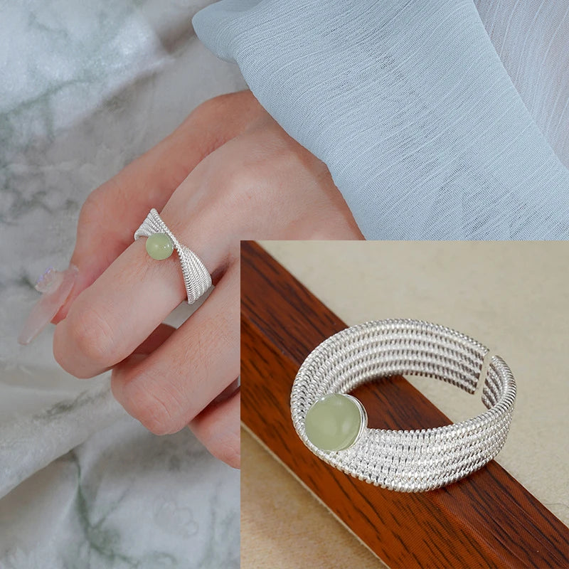 Floral Groove Ring