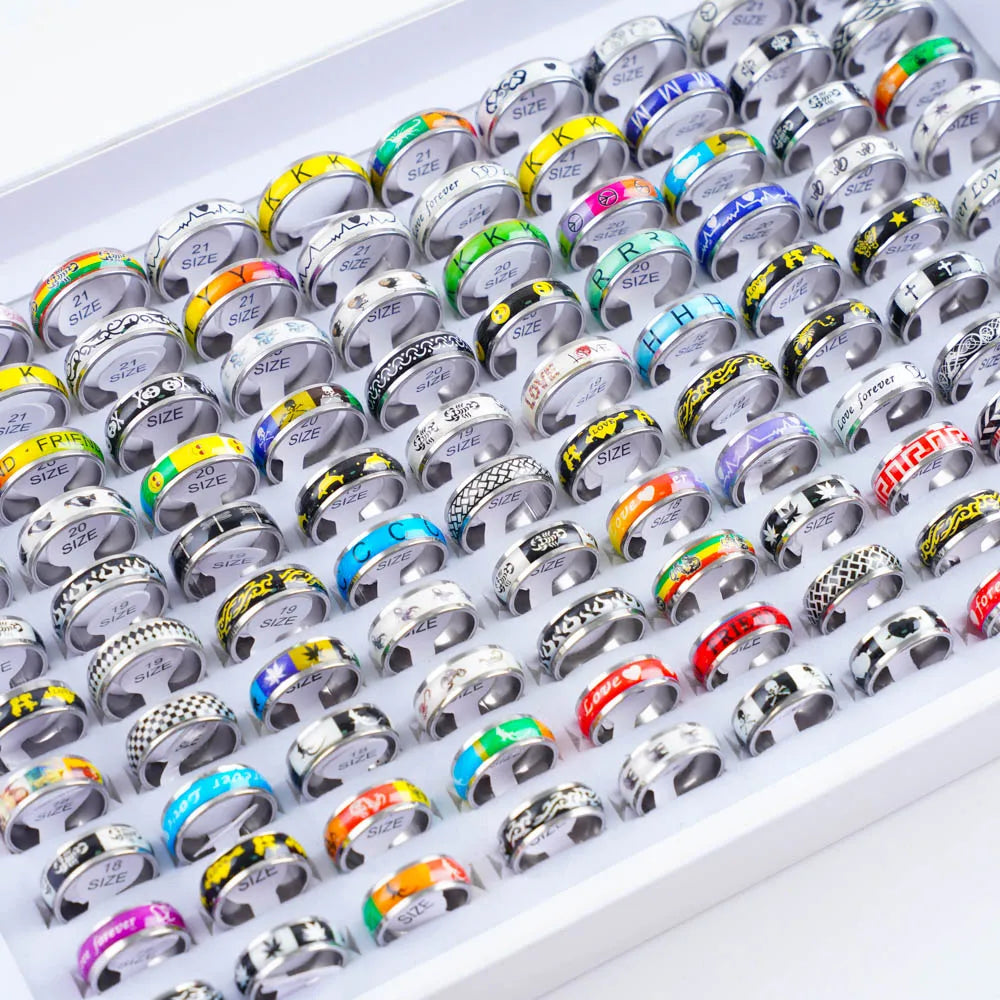 ColorPop Stripe Rings