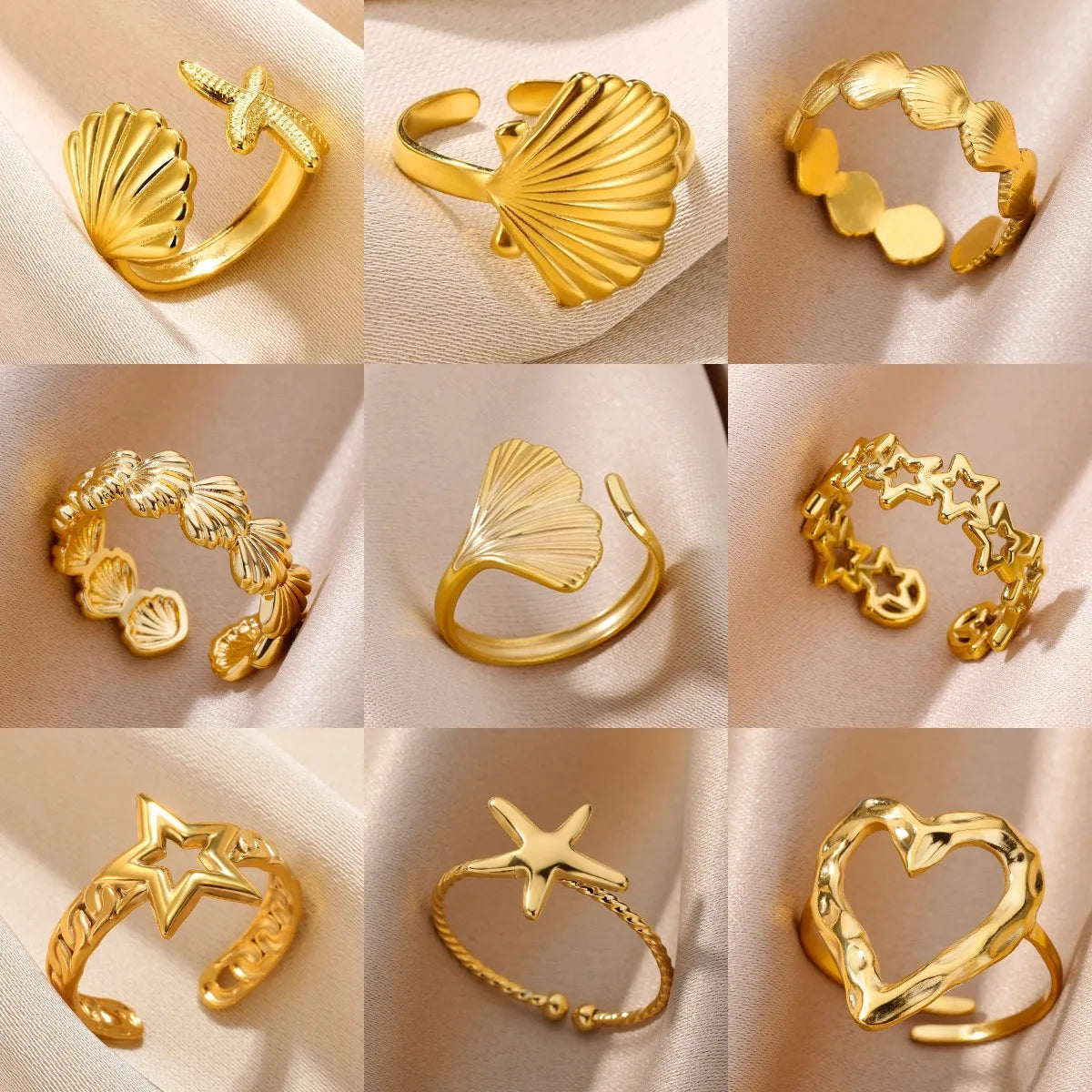 Celeste Shell Ring