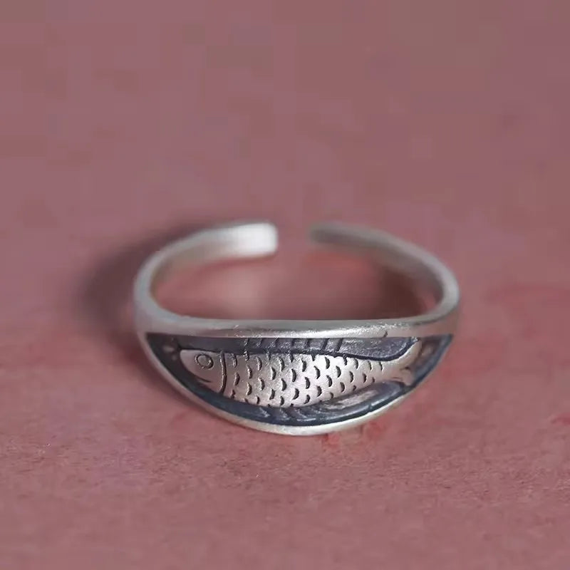 Floral Groove Ring