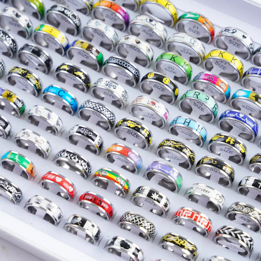 ColorPop Stripe Rings