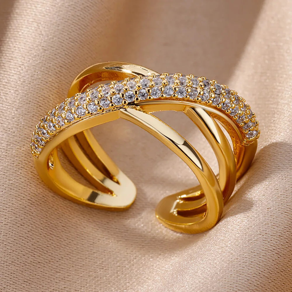 Geometric Luxe Ring