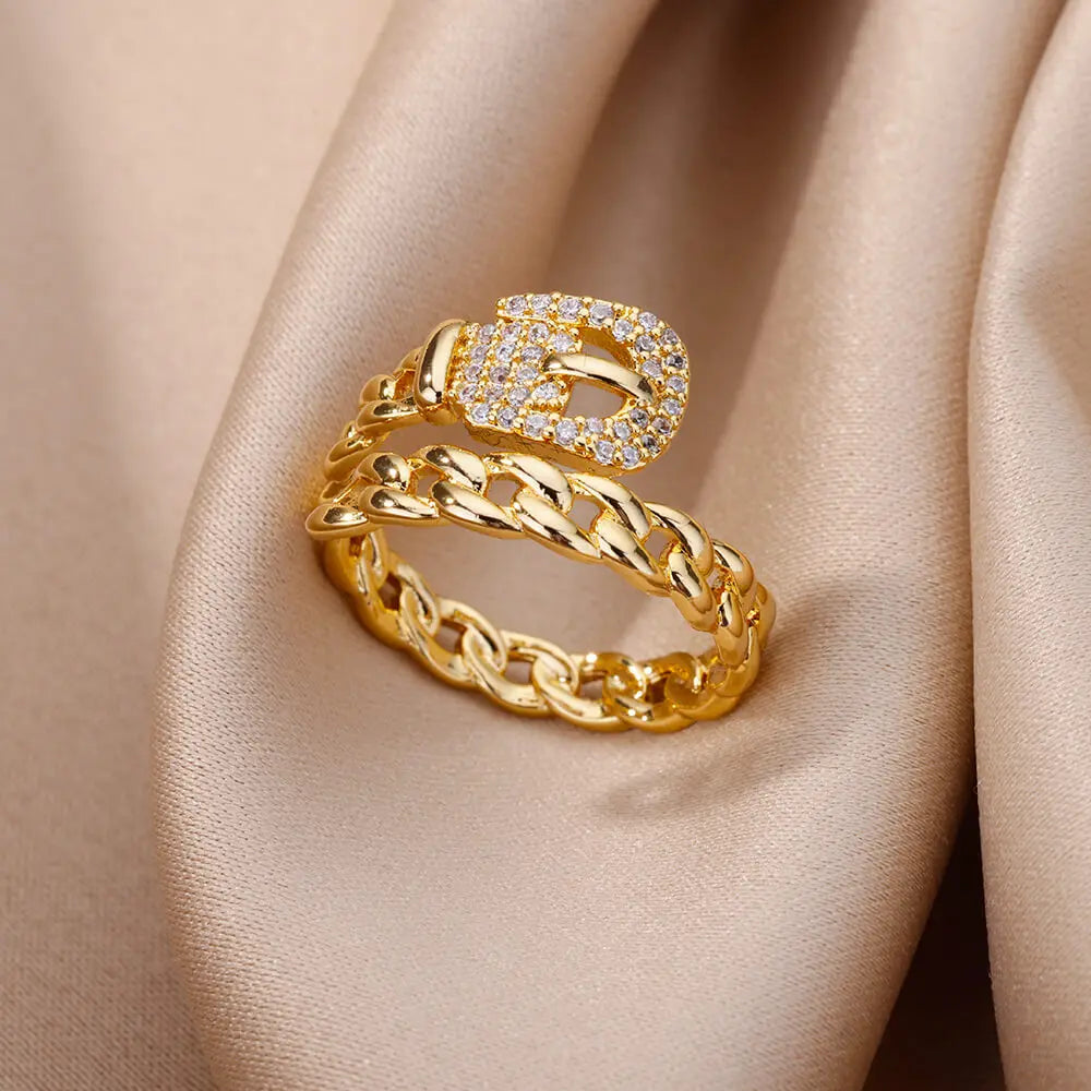 Geometric Luxe Ring