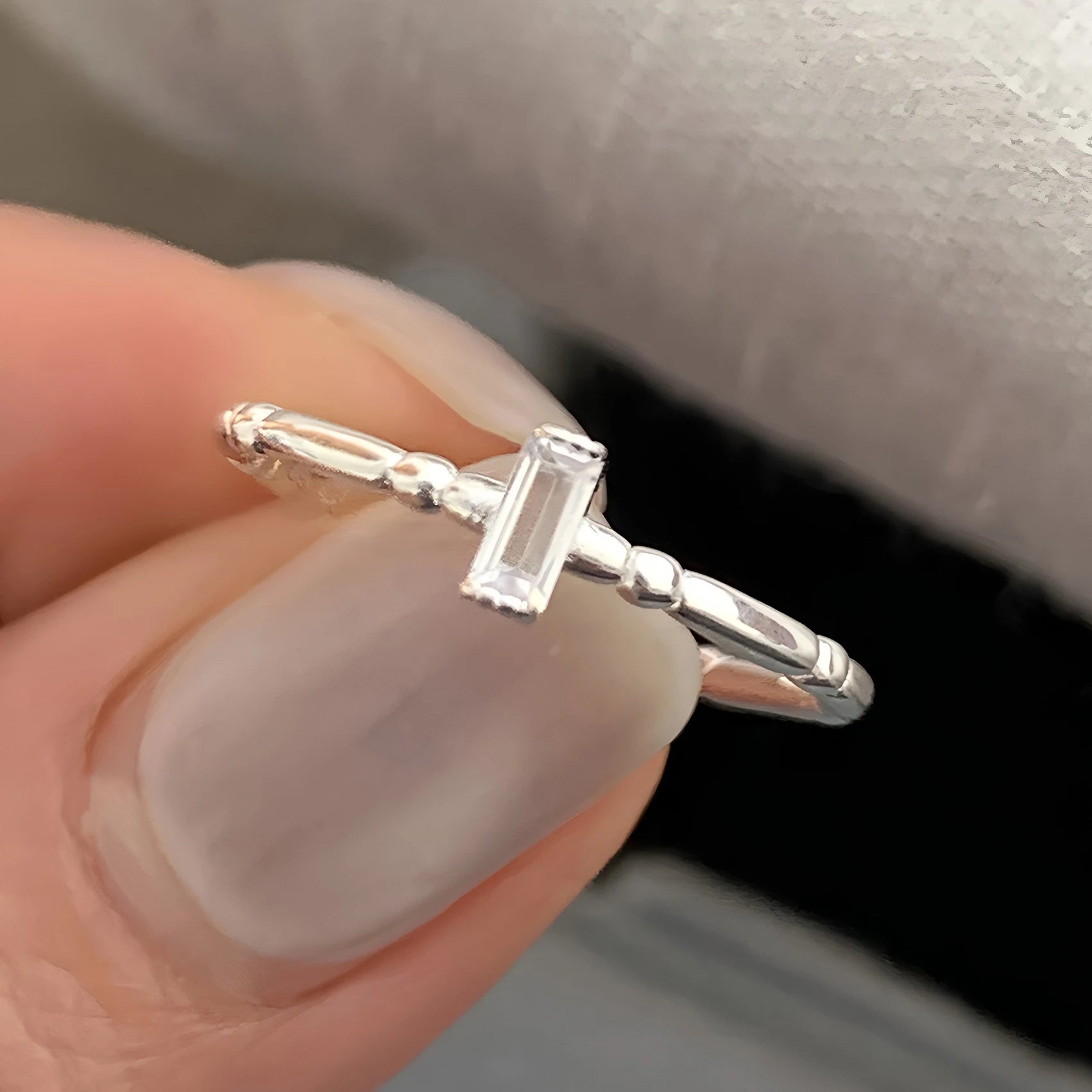 Floral Groove Ring