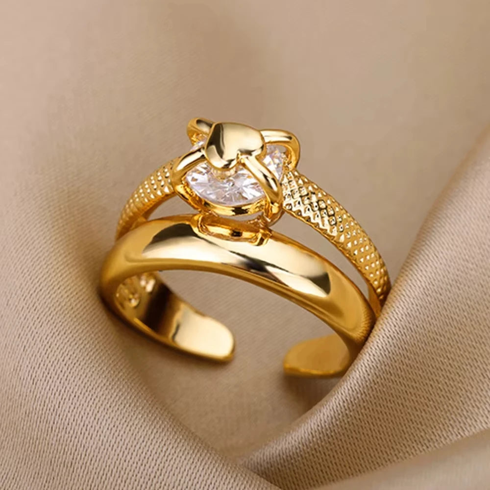 Geometric Luxe Ring
