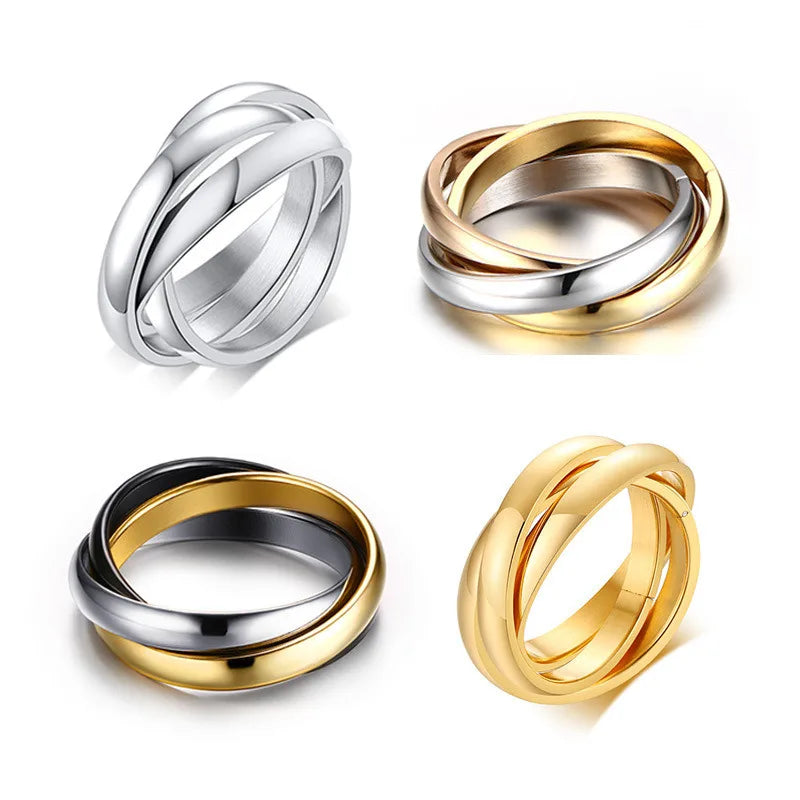 Interlocked Elegance Band