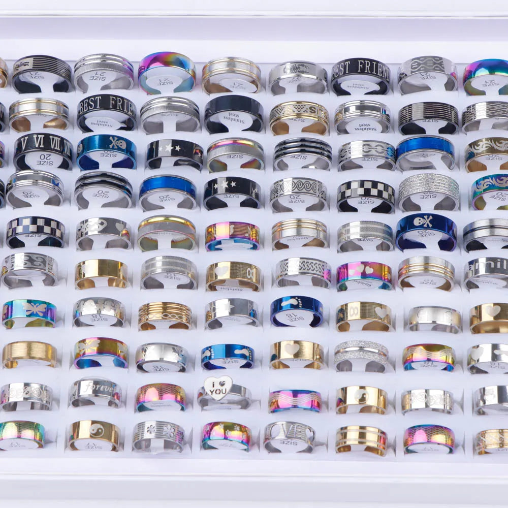 ColorPop Stripe Rings