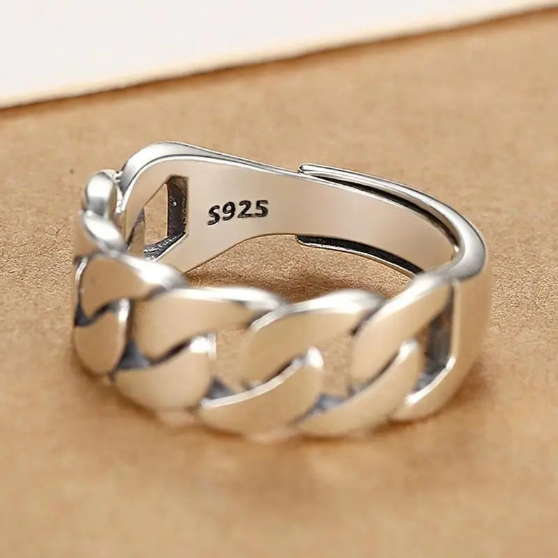 Floral Groove Ring