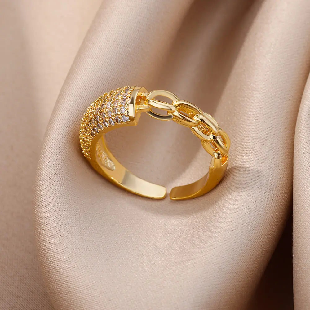 Geometric Luxe Ring