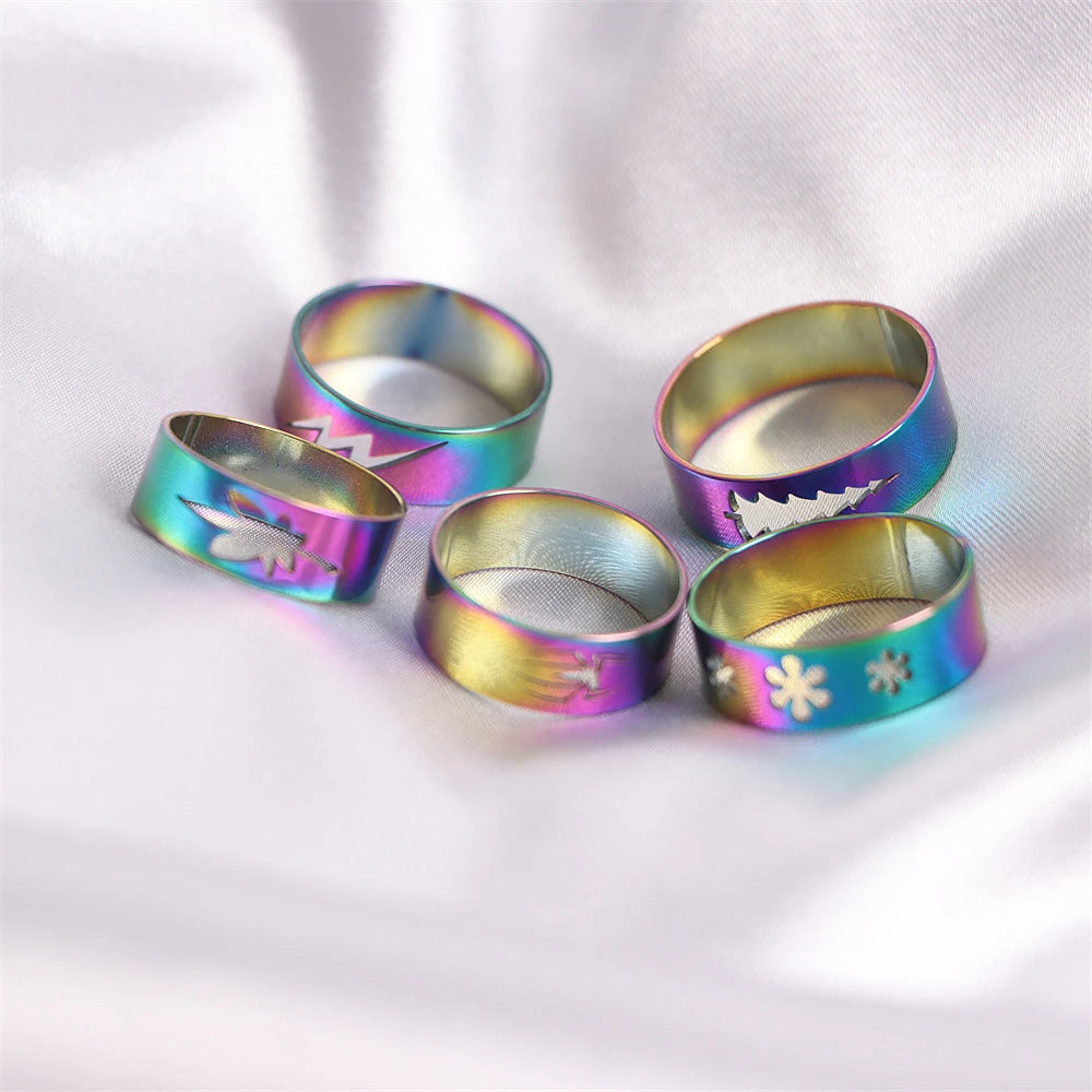 ColorPop Stripe Rings