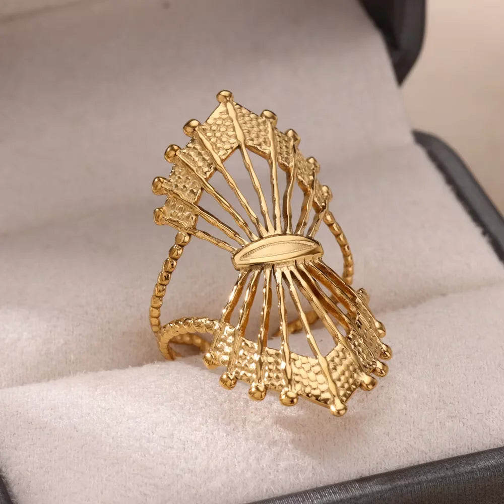 SunBloom Starfish Ring