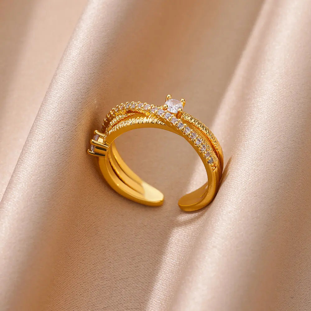 Geometric Luxe Ring