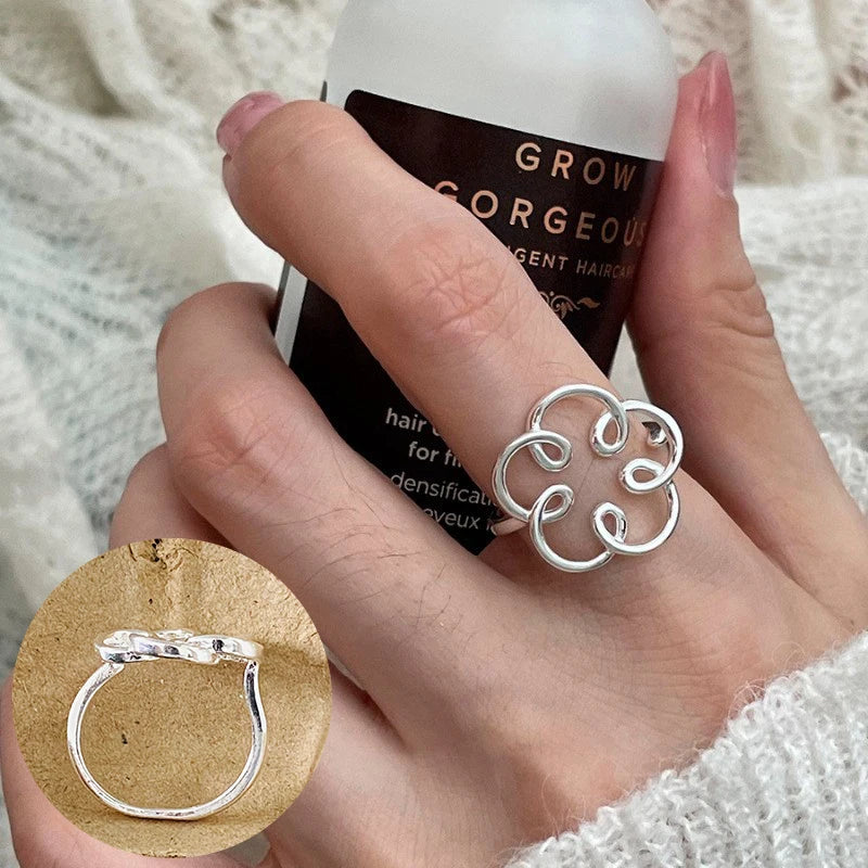 Floral Groove Ring