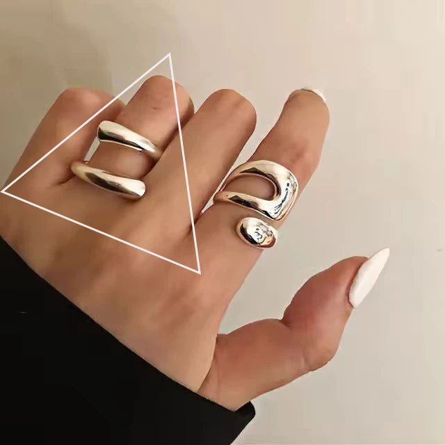 Floral Groove Ring