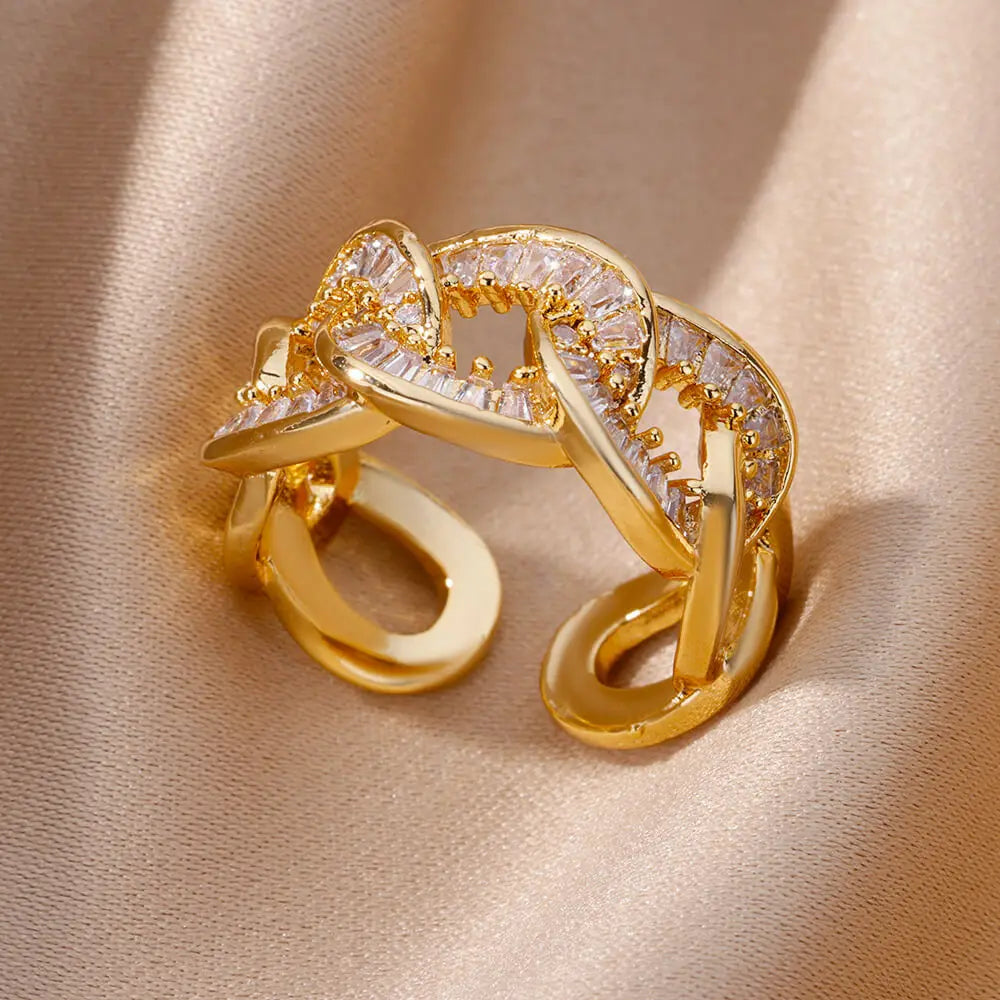 Geometric Luxe Ring