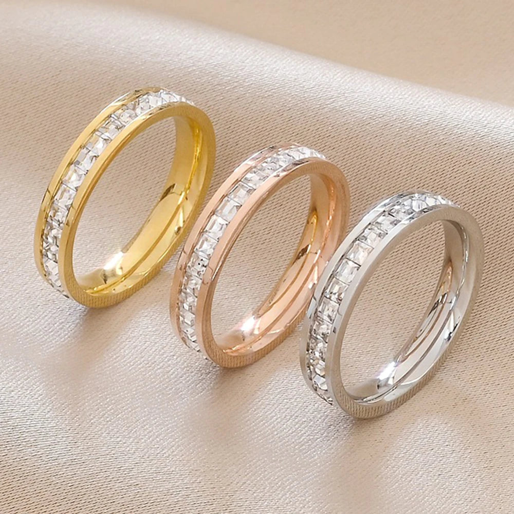 LuxCubic Zircon Statement Ring