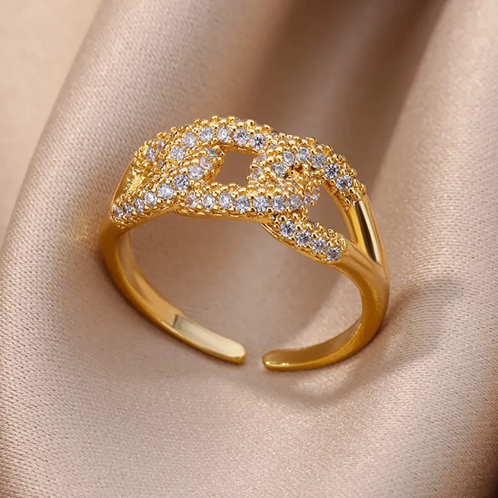 Geometric Luxe Ring