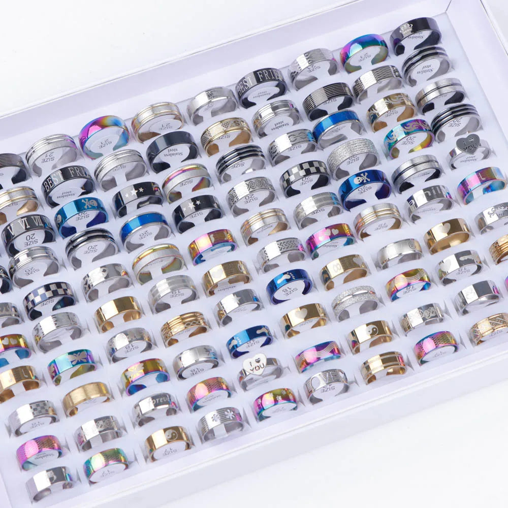 ColorPop Stripe Rings