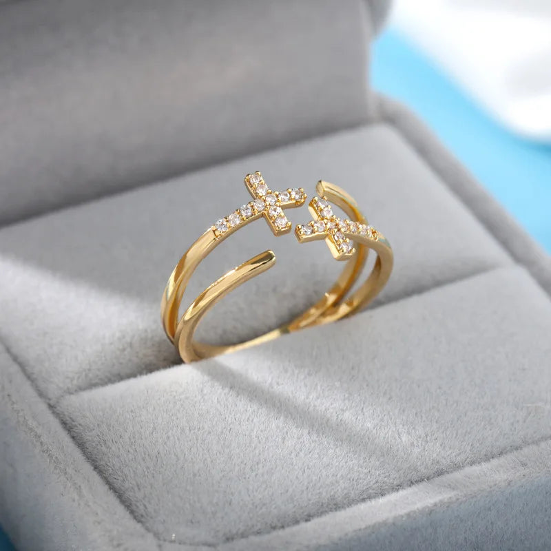 Geometric Luxe Ring
