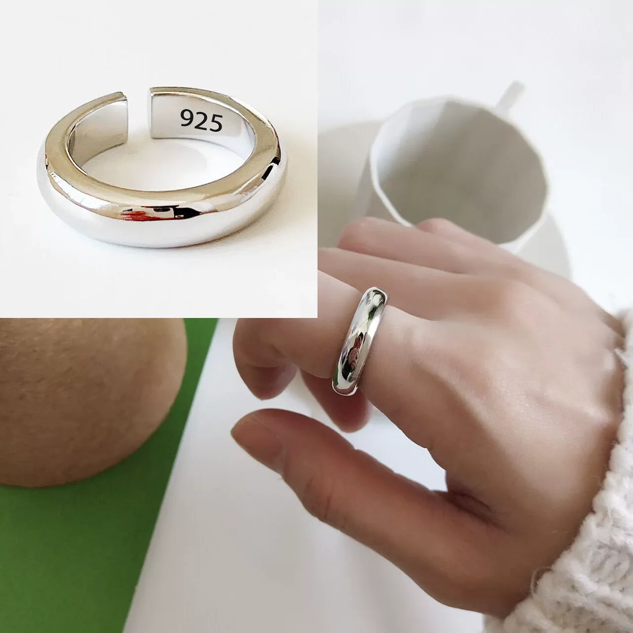 Floral Groove Ring