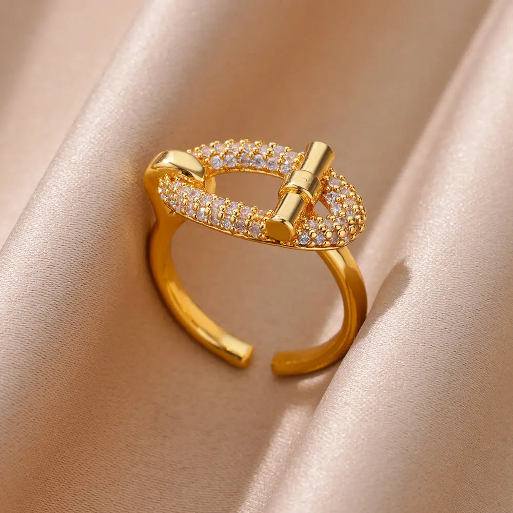 Geometric Luxe Ring