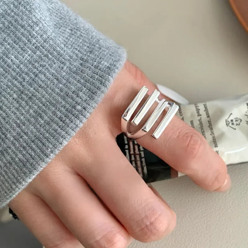 Floral Groove Ring