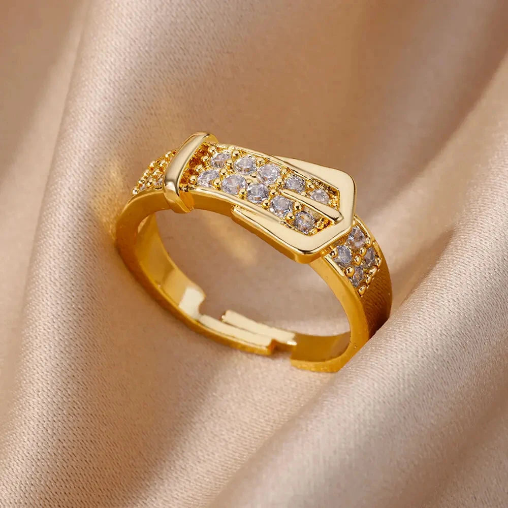 Geometric Luxe Ring
